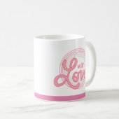 Conception d'impression de mug avec amour (Devant droit)