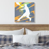 Conception d'impression sur toile d'art de tennis  (Insitu(Chambre))