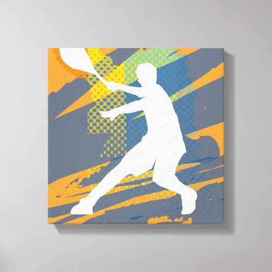Conception d'impression sur toile d'art de tennis  (Recto)