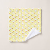 Conception d'oie sur fond de couleur au choix (Gant de toilette)