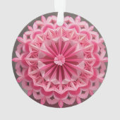 Conception d'origami floral rose complexe (dos)