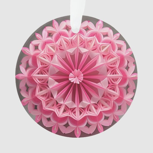 Conception d'origami floral rose complexe (devant)