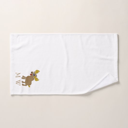 Conception d'orignal Monogrammé (Serviette à main)