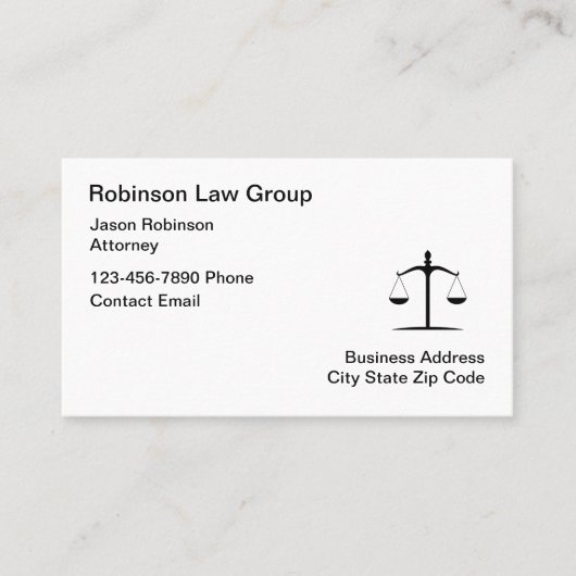 Conception double face Carte de visite du procureu (Devant)