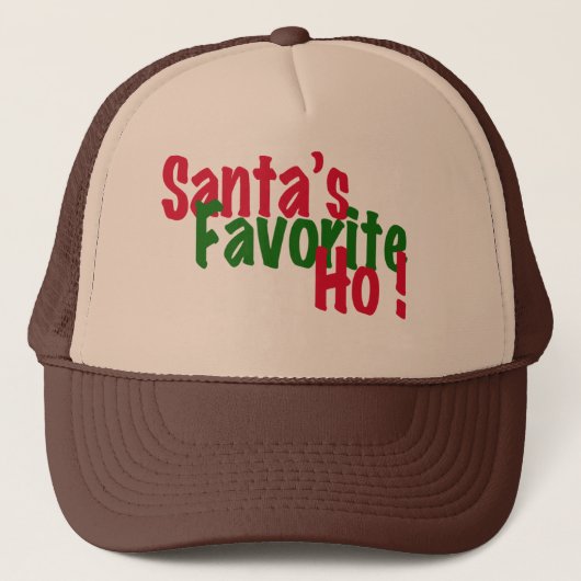conception drôle de casquette de Noël du favori de (Devant)