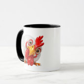 Conception drôle de mug de poulet (Devant gauche)