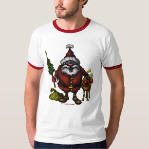 Conception drôle de T-shirt de Père Noël