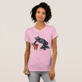 Conception drôle de T-shirt de robot et de chat (Devant entier)