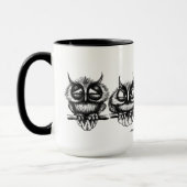 Conception drôle de tasse d'art de dessin d'encre (Gauche)