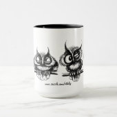 Conception drôle de tasse d'art de dessin d'encre (Centre)