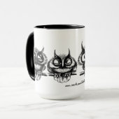 Conception drôle de tasse d'art de dessin d'encre (Devant gauche)