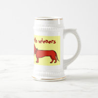 Conception drôle de tasse de bière de chien de