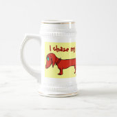 Conception drôle de tasse de bière de chien de (Gauche)