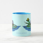 Conception drôle de tasse de pêcheurs étrangers (Centre)
