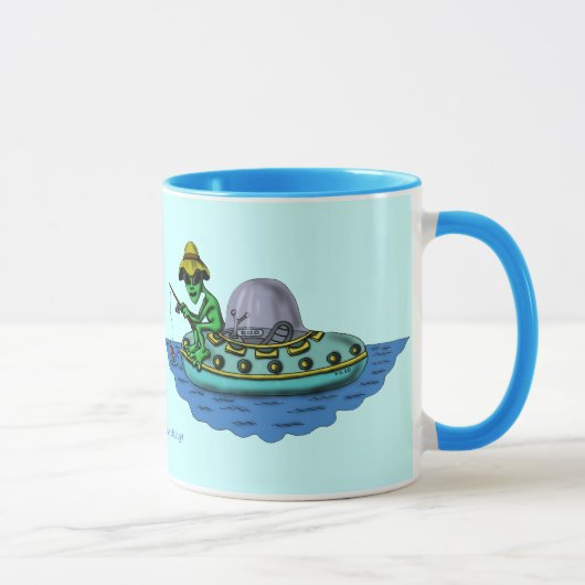 Conception drôle de tasse de pêcheurs étrangers (Droite)