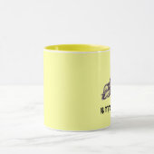 Conception drôle de tasse de singe (Centre)