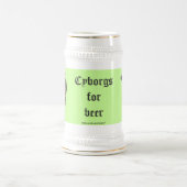 Conception drôle fraîche de tasse de bière de (Centre)