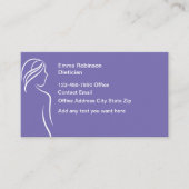 Conception du Carte de visite de rendez-vous diété (Devant)