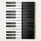 Conception du clavier de piano Planificateur hebdo (Dos)