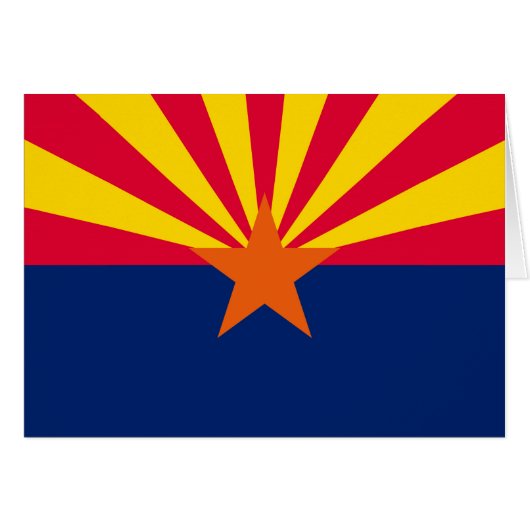 Conception du drapeau de l'État de l'Arizona (Devant horizontal)