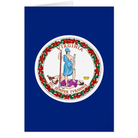 Conception du drapeau de l'État de Virginie (Devant)