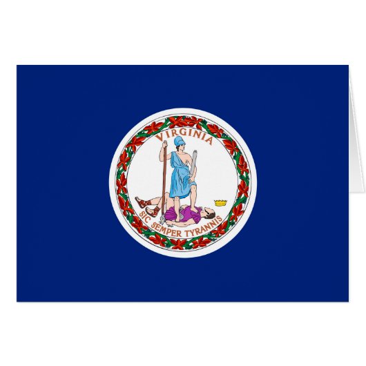 Conception du drapeau de l'État de Virginie (Devant horizontal)