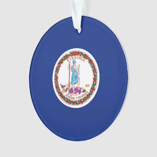 Conception du drapeau de l'État de Virginie (devant)