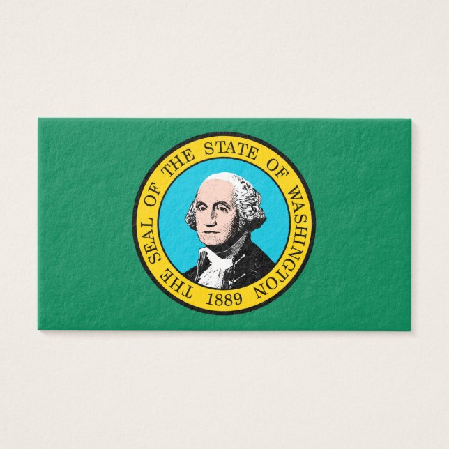 Conception du drapeau de l'État de Washington (Devant)