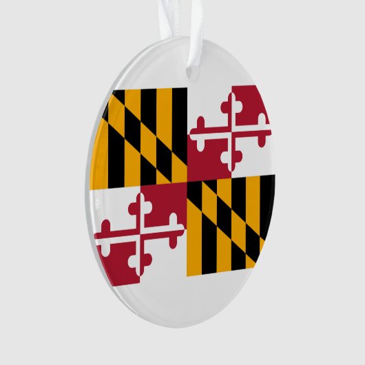 Conception du drapeau de l'État du Maryland (devant)