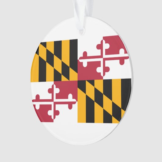 Conception du drapeau de l'État du Maryland (devant)