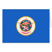 Conception du drapeau de l'État du Minnesota (Devant horizontal)