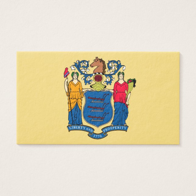 Conception du drapeau de l'État du New Jersey (Devant)