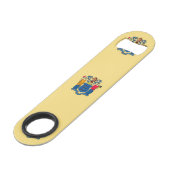 Conception du drapeau de l'État du New Jersey (Devant angulaire)