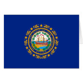 Conception du drapeau d'état du New Hampshire (Devant horizontal)