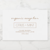 Conception du Étiquette de produits savon (Étiquettes simples)