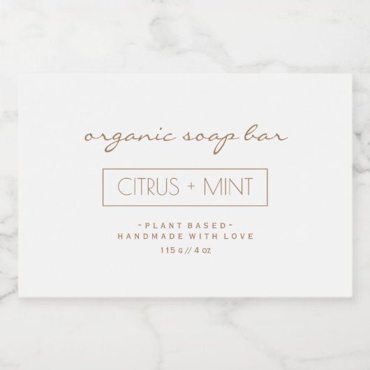 Conception du Étiquette de produits savon (Étiquettes simples)