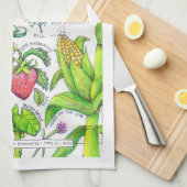 Conception du jardin - Serviette de cuisine (Quart Plié)