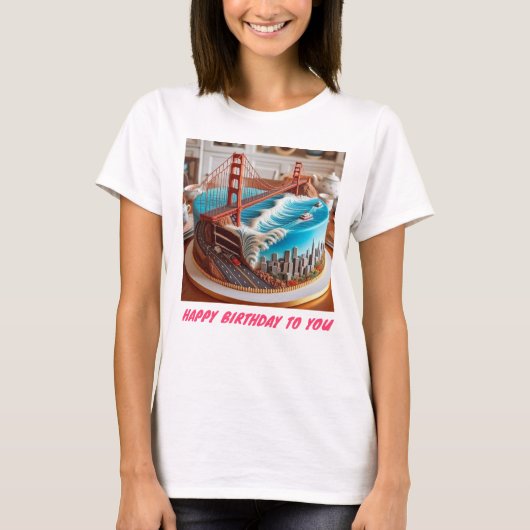 Conception du logo Cake pour t-shirts (Devant)