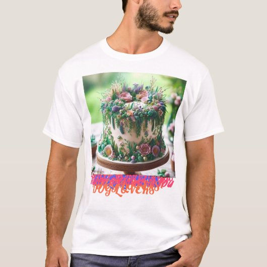 Conception du logo Cake pour t-shirts (Devant)