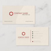 Conception du logo Carte de visite professionnel p (Devant / Derrière)