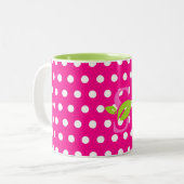 Conception du logo de la Poche rose Mug (Devant gauche)