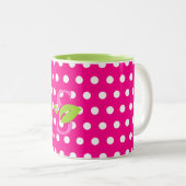 Conception du logo de la Poche rose Mug (Devant droit)