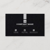 Conception du logo du Carte de visite professionne (Dos)