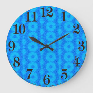 Conception du matériau du cercle bleu pour horloge