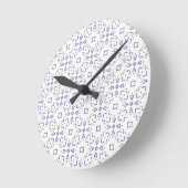 Conception du motif de surface - horloge ronde (Angle)