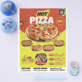 Conception du prospectus d'achat de pizza (Simple)