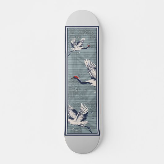 Conception du skateboard de la Samurai Geisha au J (Devant)