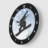 Conception du snowboard Horloge (Angle)