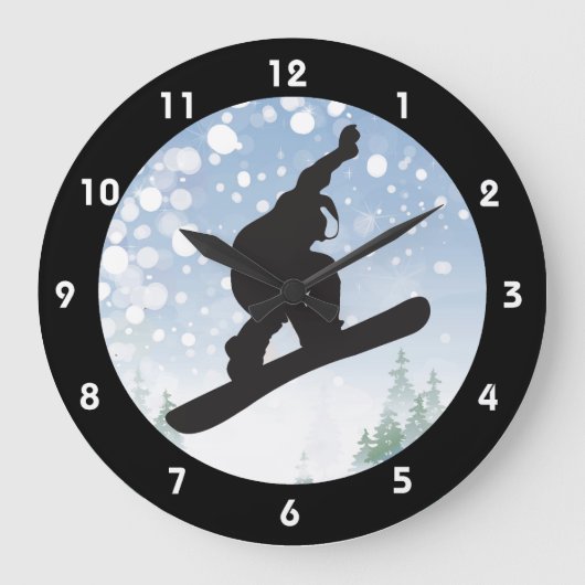 Conception du snowboard Horloge (Recto)