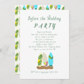 Conception du Surfboard avant la Faire-part de mar (Devant / Derrière)